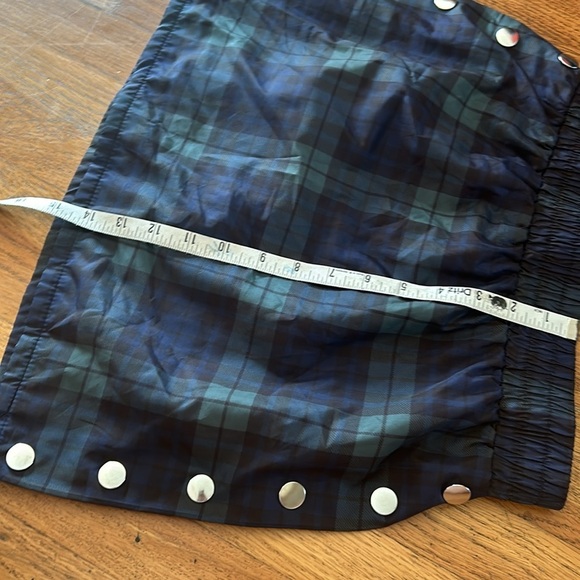 Forever 21 Plaid Blue and Green Mini Skirt Size Small - Picture 9 of 10